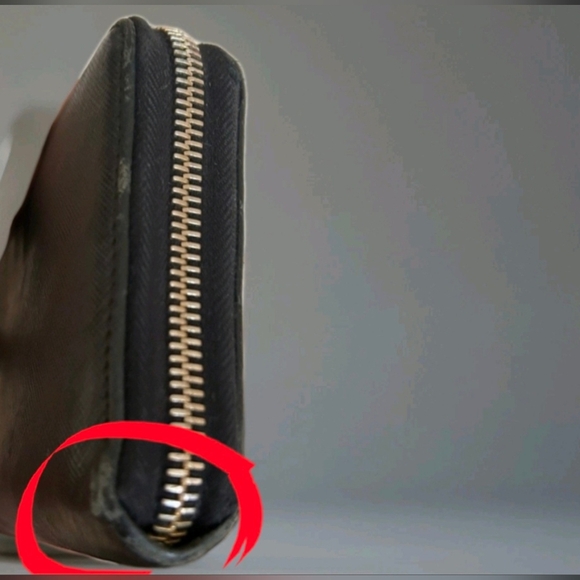 PRADA Zip Around Long Wallet Black Saffiano Leather Gold Logo Made In Italy - Picture 10 of 10